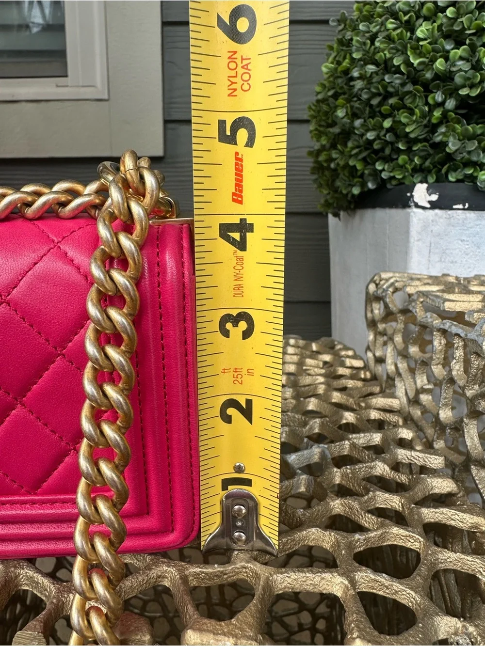 Mini Chanel Boy Bag Pink